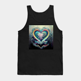 Water Hearts Of Love 10 Tank Top